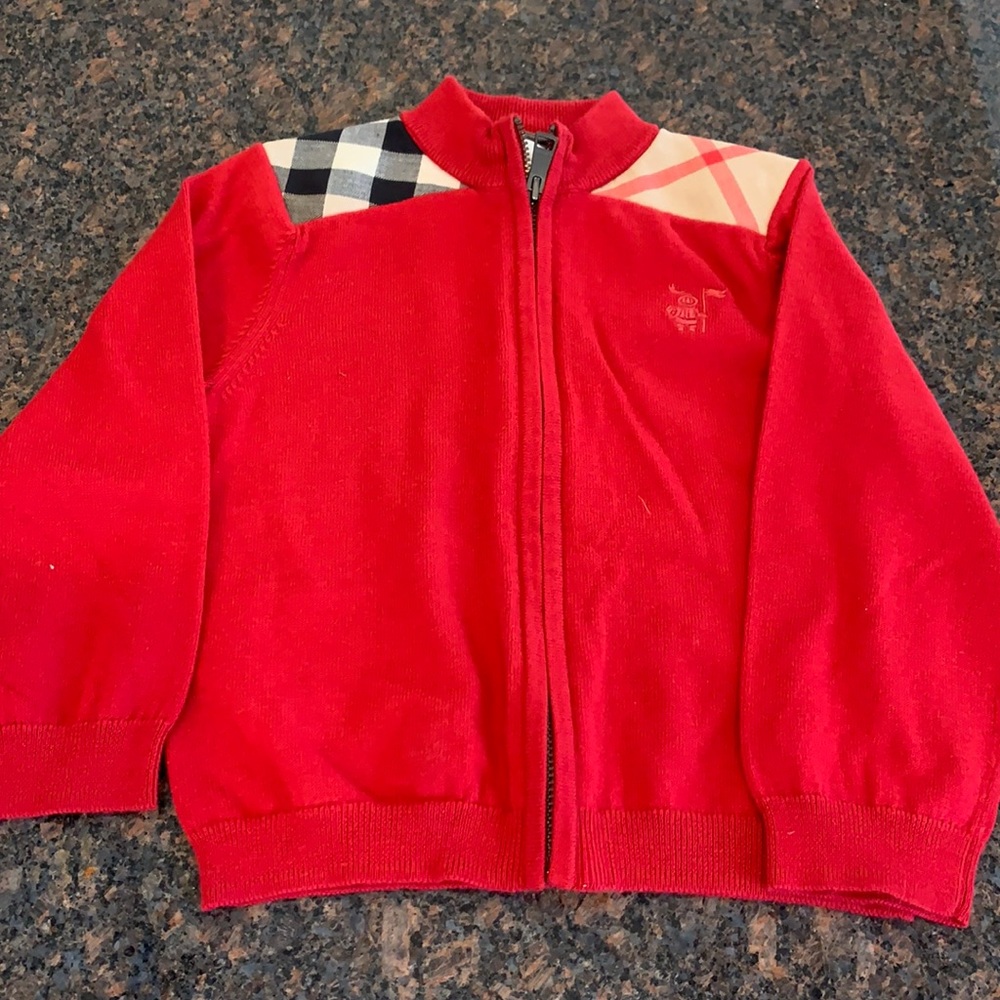Burberry zip up size 2